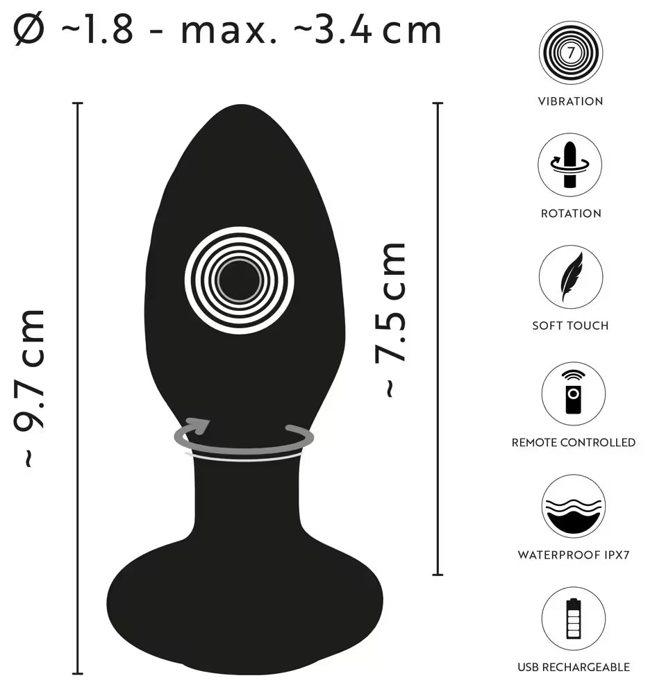 RC ROTATING BUTT PLUG