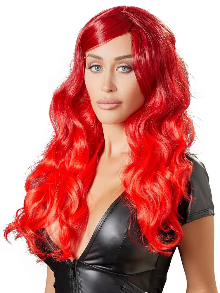 RED WAVY HAIR