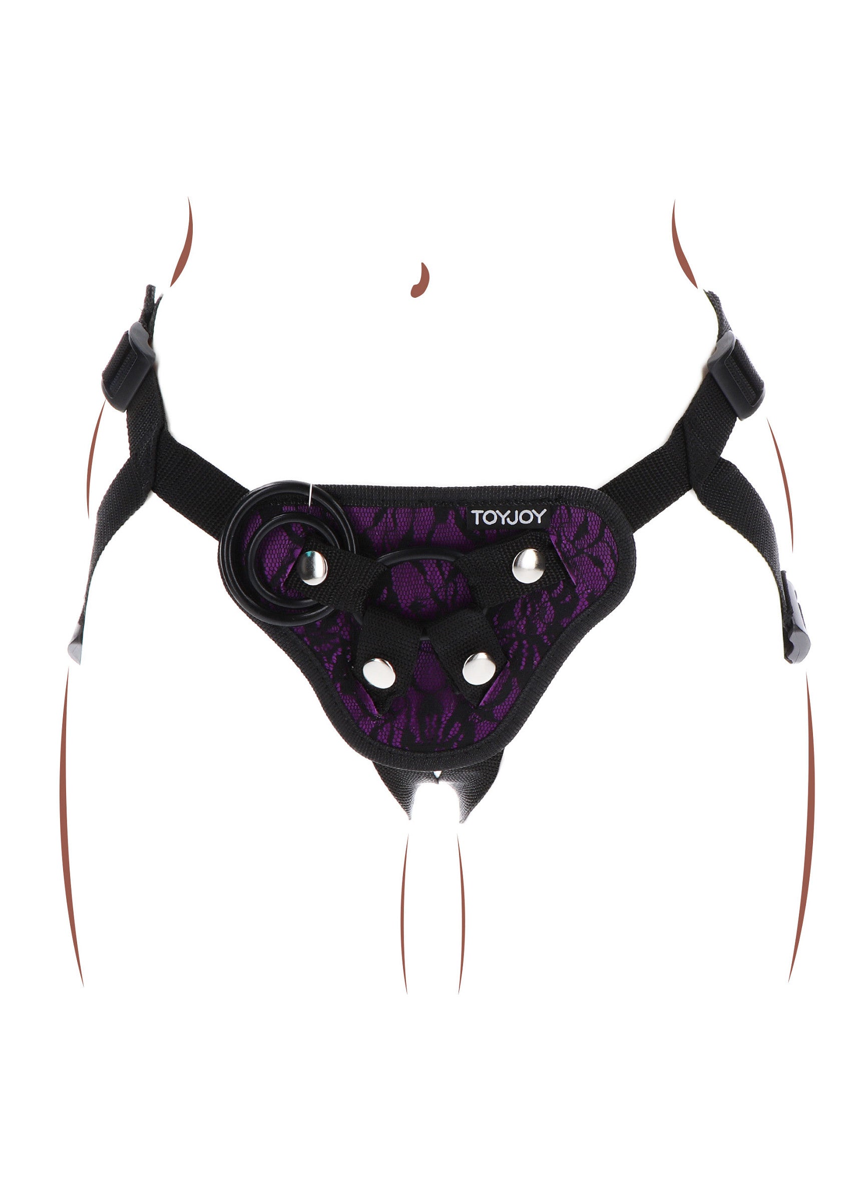 STRAP-ON LACE HARNESS