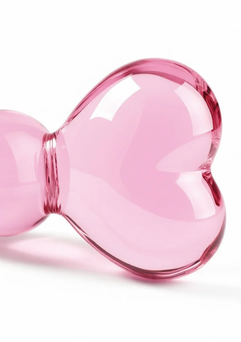 CRYSTAL HEART ANAL DILDO