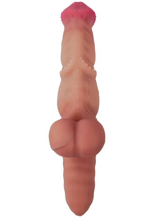 MUTANT RUMBLER VIBRATING DILDO LIQUID SILICONE