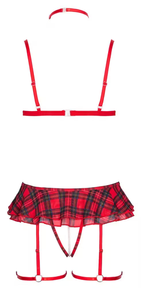 RED PLAID SET