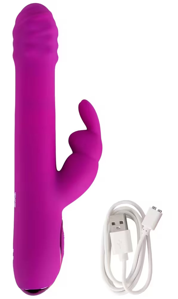 RABBIT VIBRATOR WITH ROTATION AND THRUST FUNCTION