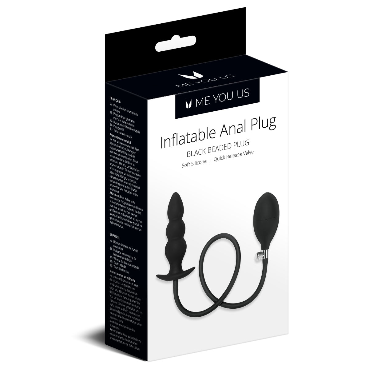 INFLATABLE ANAL BEADED PLUG