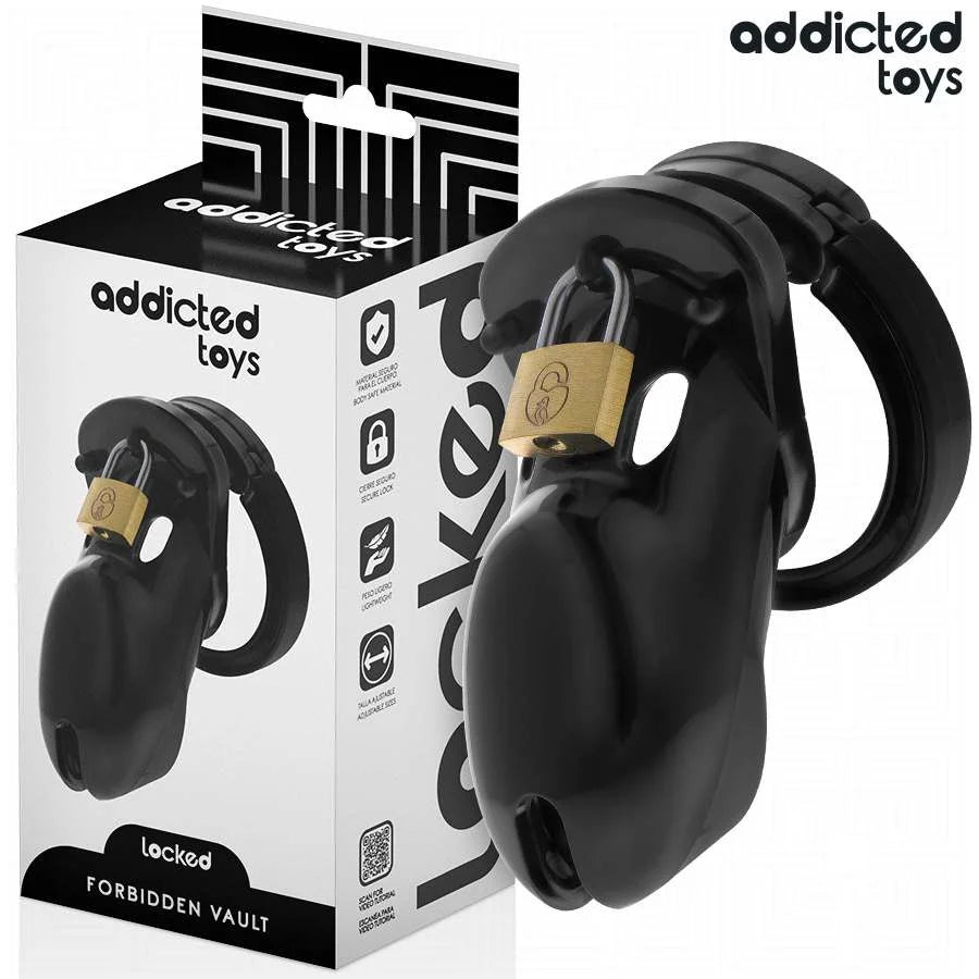 ADDICTED TOYS LOCKED – FORBIDDEN VAULT PENIS CAGE
