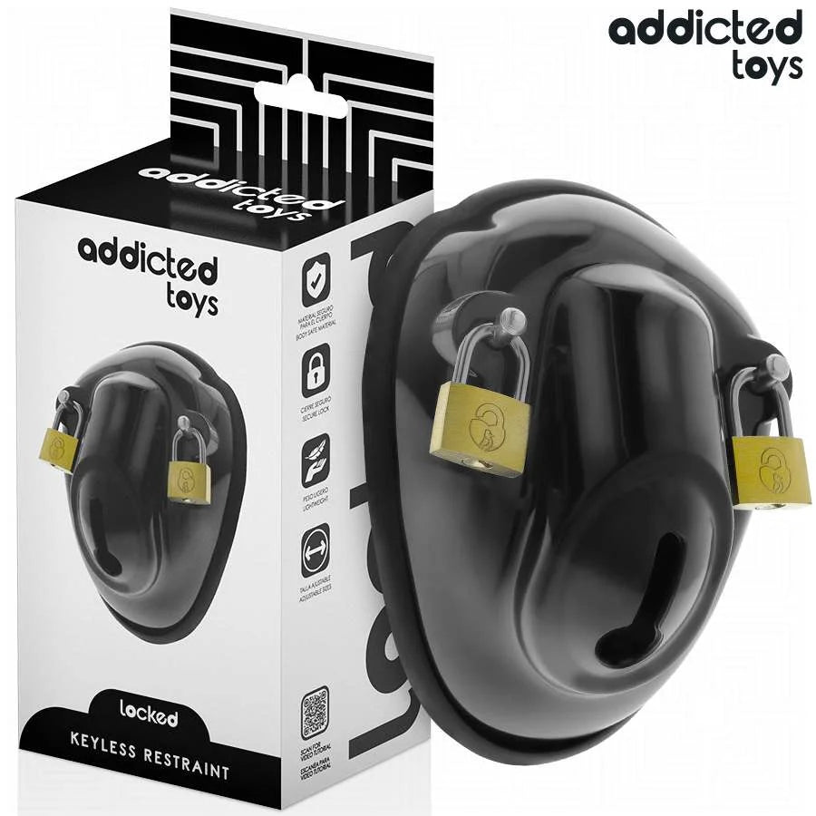ADDICTED TOYS LOCKED – KEYLESS RESTRAINT PENIS CAGE