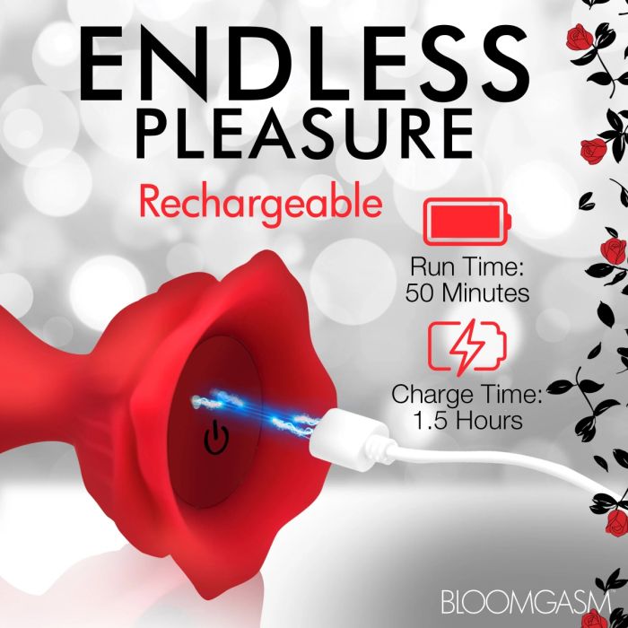 BLOOMGASM BEADED BLOOM 9X BEADED ROSE VIBRATOR