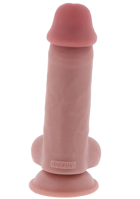 DELUXE DUAL DENSITY THICK DILDO 17 CM
