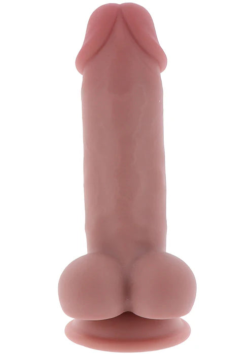 DELUXE DUAL DENSITY THICK DILDO 17 CM