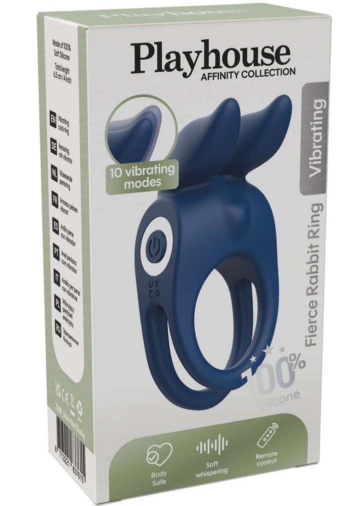 FIERCE RABBIT RING VIBRATING + REMOTE
