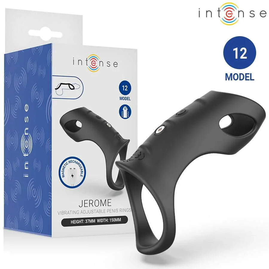 JEROME ADJUSTABLE VIBRATING PENIS RING