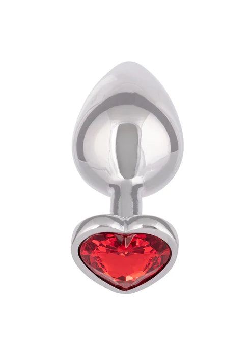 JEWEL LARGE RUBY HEART PLUG