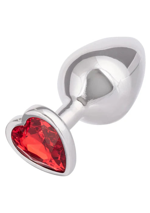 JEWEL LARGE RUBY HEART PLUG