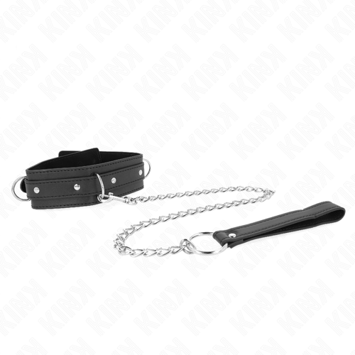 COLLAR WITH LEASH 65CM