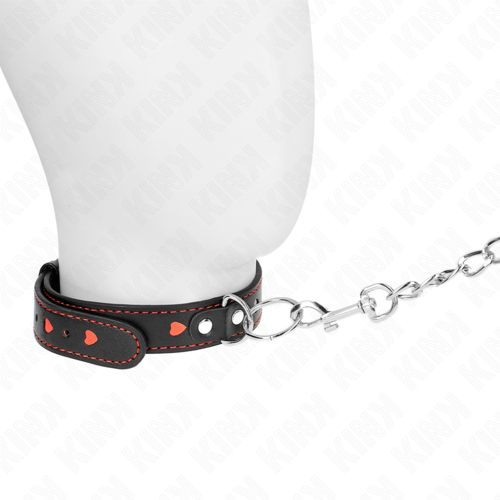 HEART COLLAR WITH LEASH
