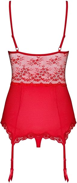 LOVICA CORSET & THONG RED XXL/3XL