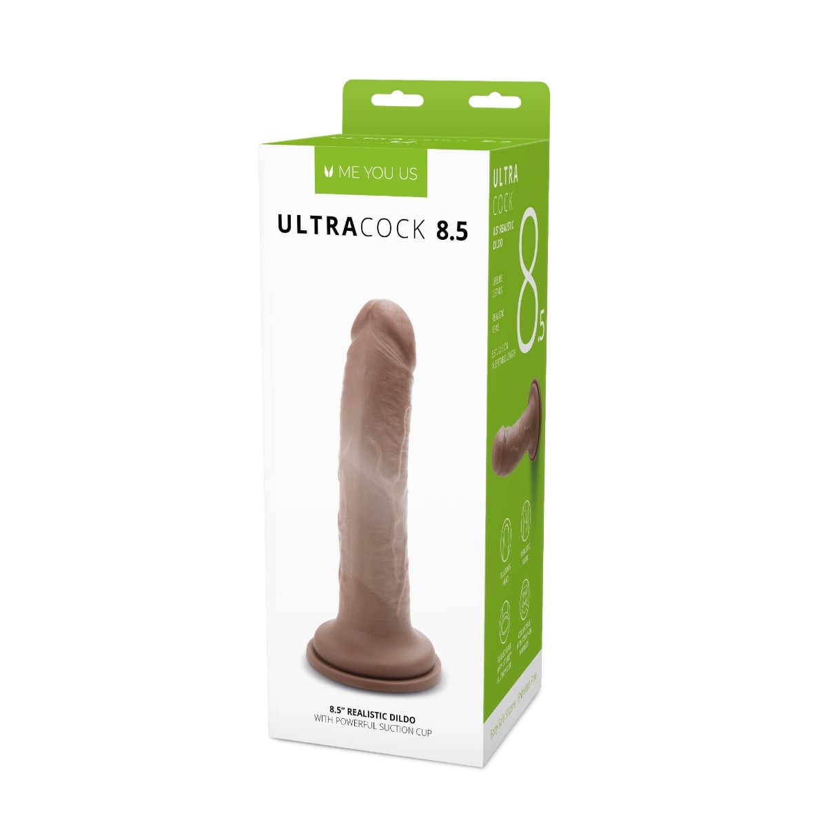 ME YOU US ULTRA COCK 8.5INCH CARAMEL REALISTIC DILDO