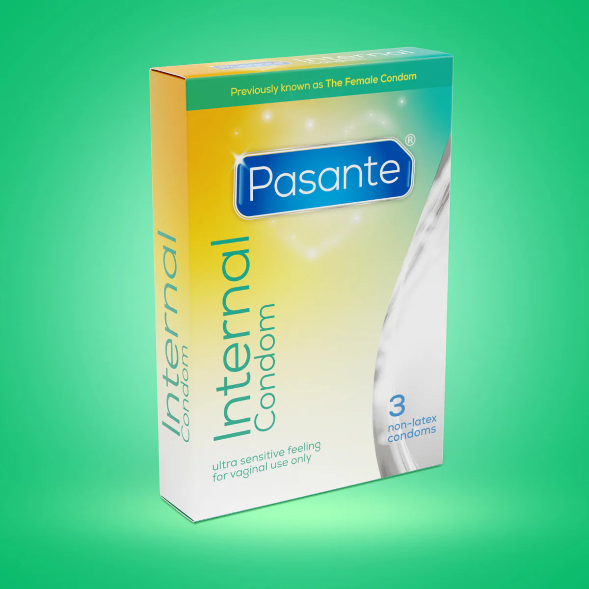 PASANTE NON-LATEX INTERNAL CONDOM 3 PACK