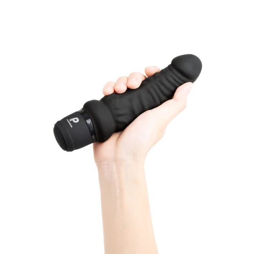 6" REALISTIC VIBRATOR - BLACK