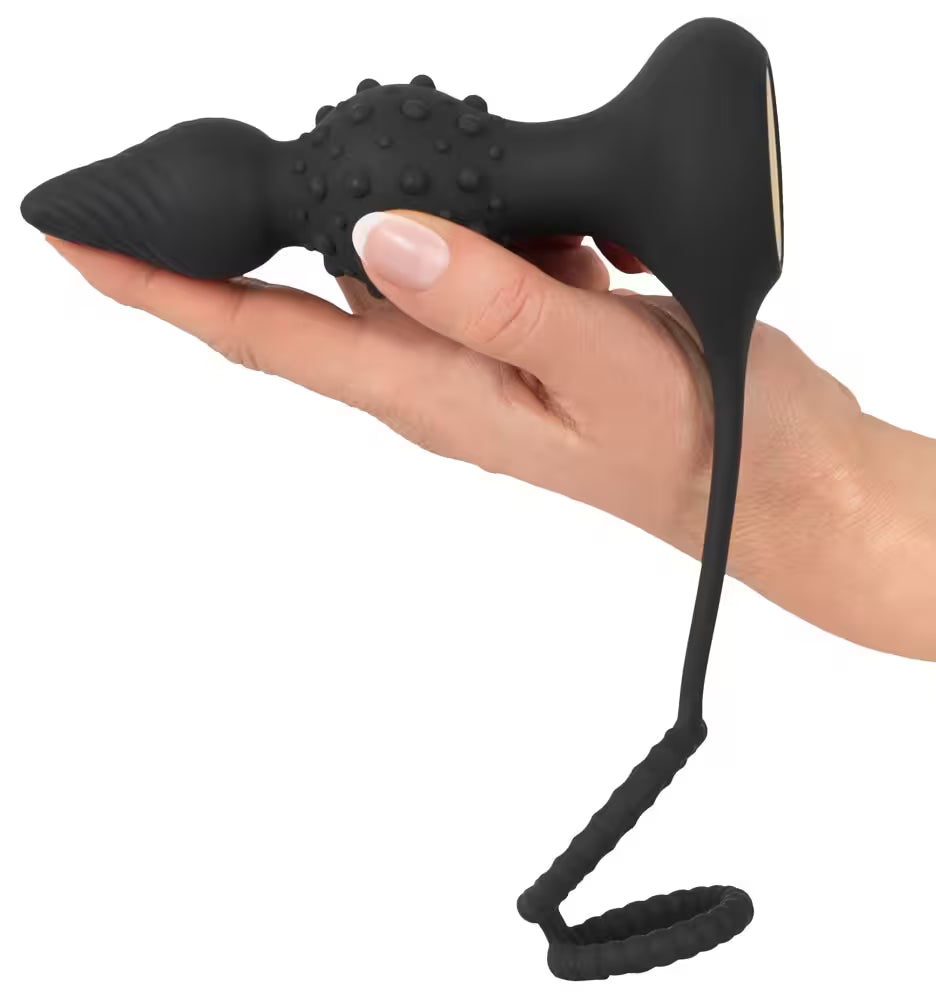 RC BUTT PLUG WITH COCK & BALL RINGS