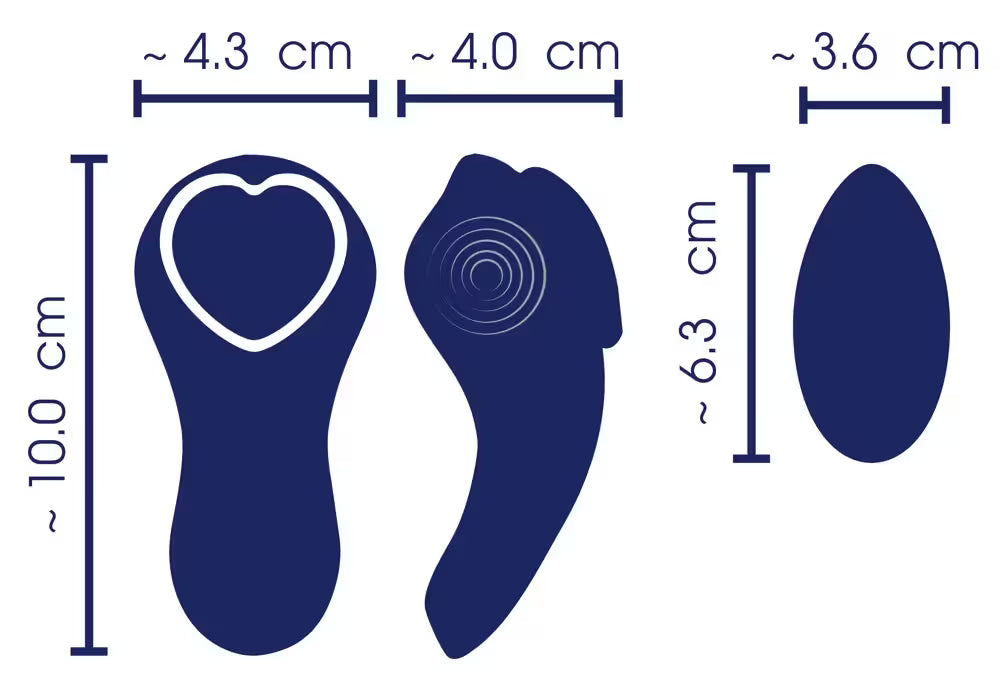 RC PANTY VIBRATOR HEART
