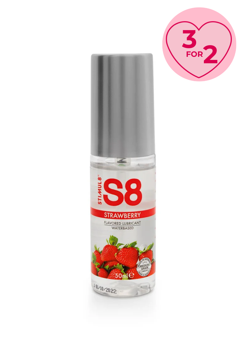 WATERBASED STRAWBERRY FLAVORED LUBRICANT 50ml