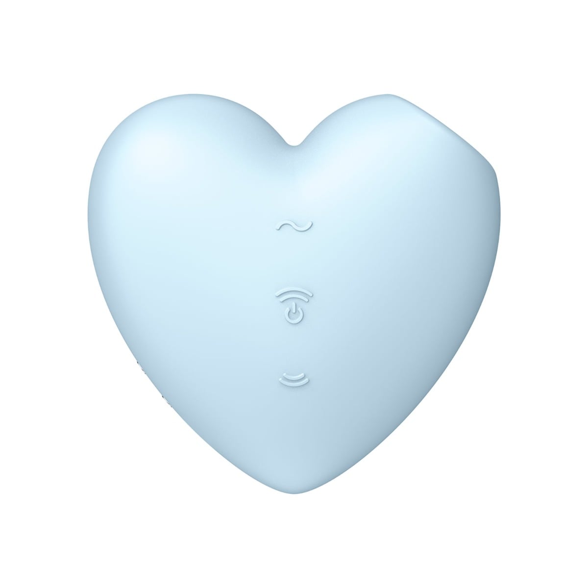 SATISFYER CUTIE HEART DOUBLE AIR PULSE VIBRATOR BLUE