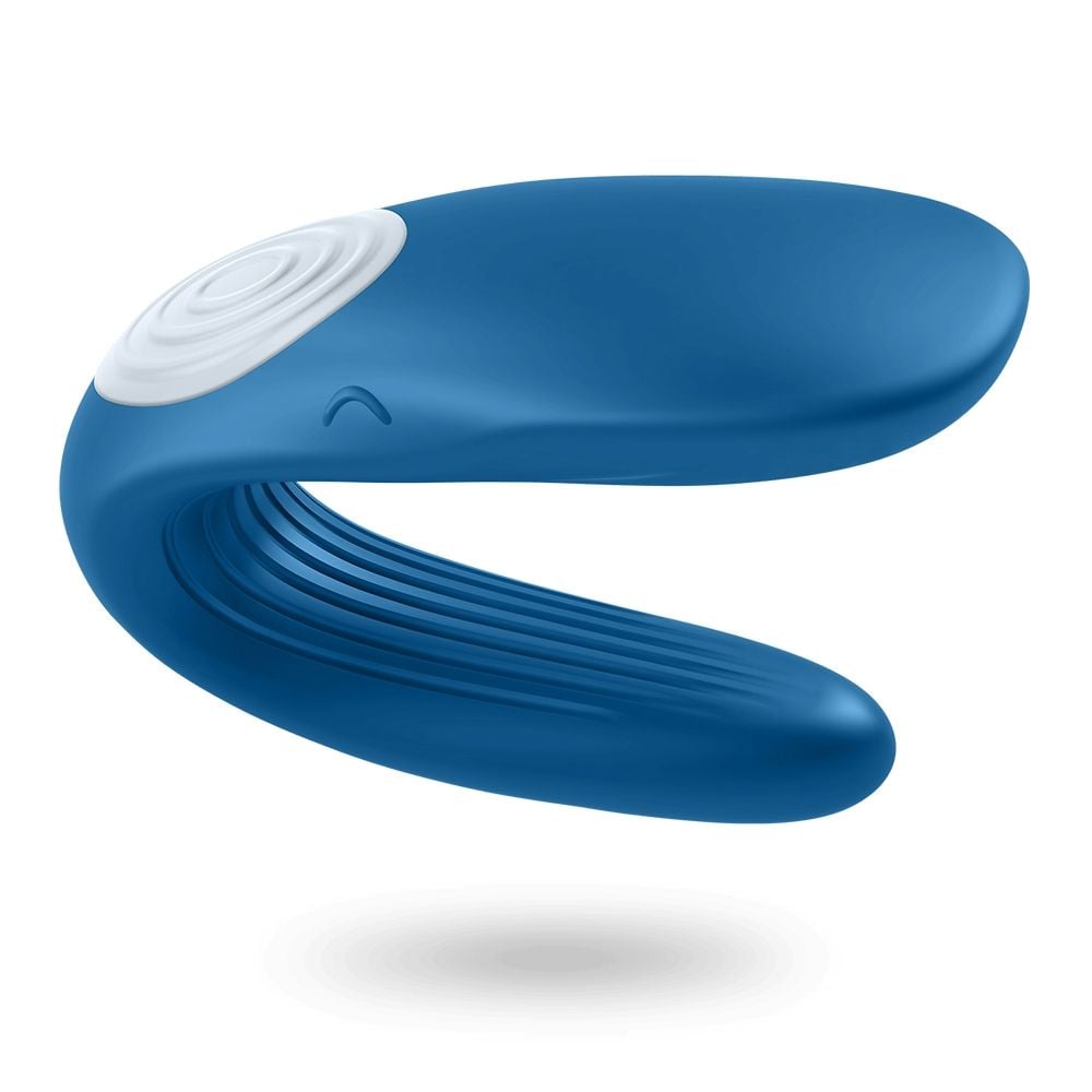 SATISFYER DOUBLE WHALE VIBRATOR BLUE