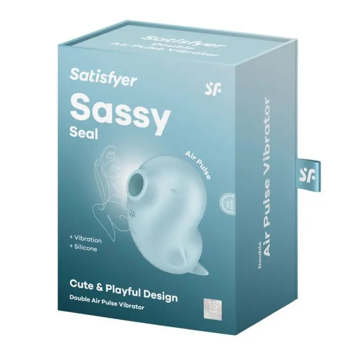 SATISFYER SASSY SEAL - DOUBLE AIR PULSE VIBRATOR