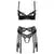 SHELF BRA WITH SUSPENDER BELT CROTCHLESS STRING