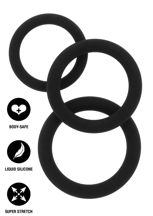 STAMINA STARTER C-RINGS 3 PCS SET
