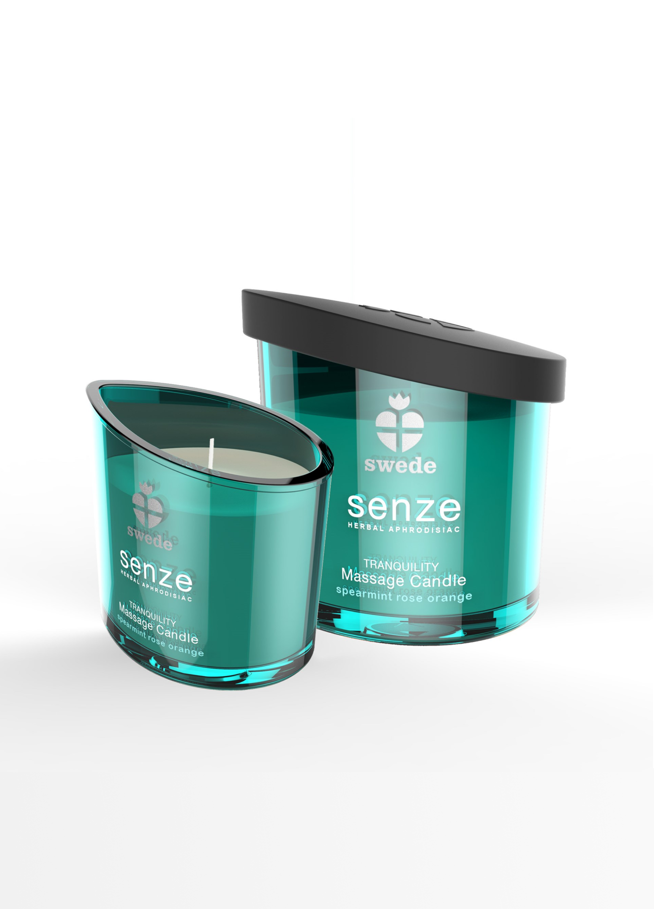 TRANQUILITY MASSAGE OIL CANDLE – SPEARMINT ROSE ORANGE 5OML