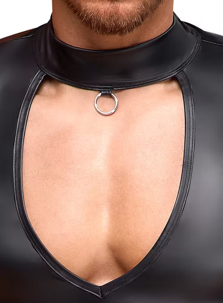 V-SHAPED CUT-OUT SHIRT