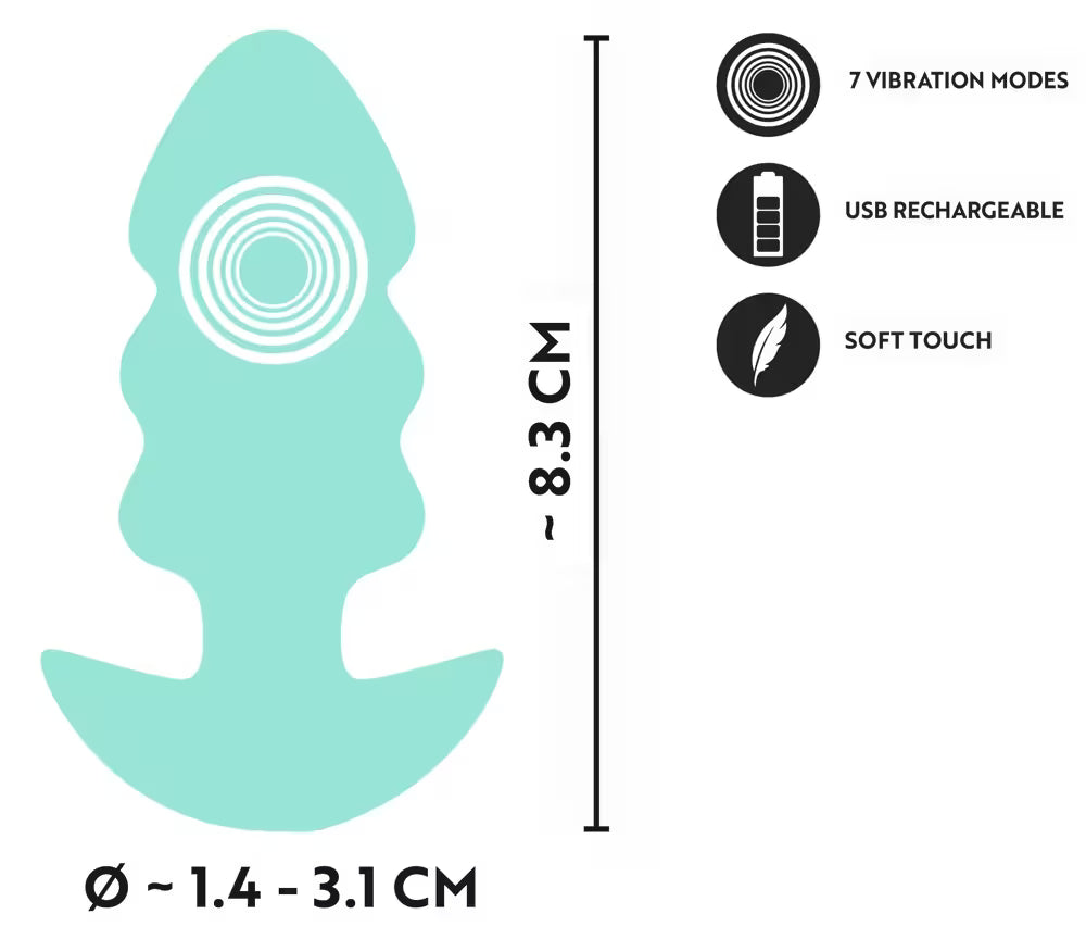 VIBRATING MINI BUTT PLUG