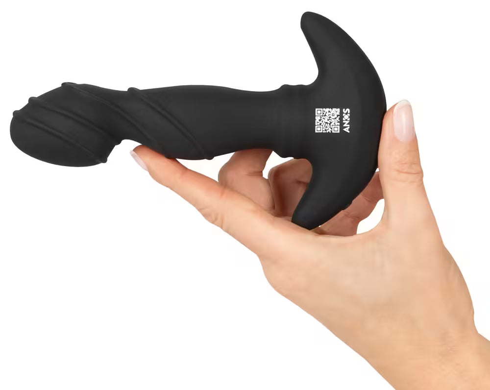 VIBRATING PROSTATE PLUG WITH MOVING RINGS