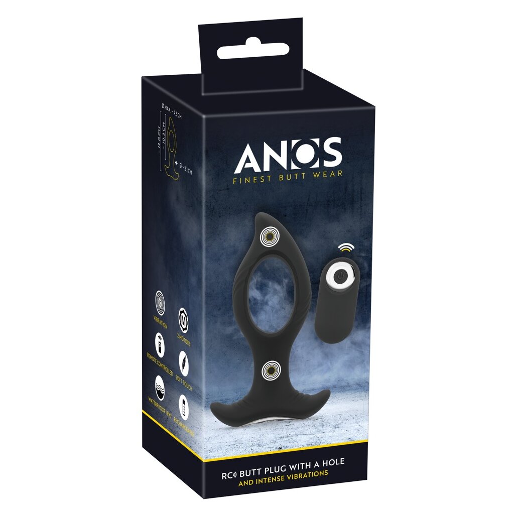 ANOS RC BUTT PLUG WITH HOLE