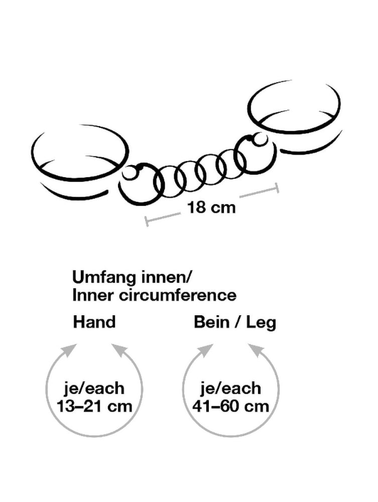 HAND/THIGH RESTRAINTS