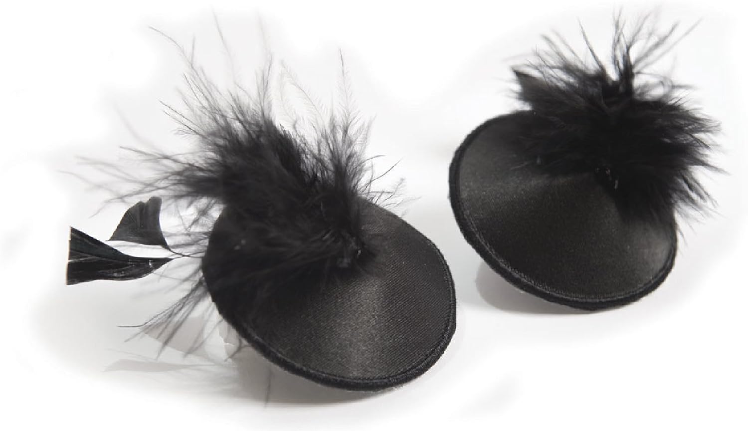 BURLESQUE NIPPLE COVERS WITH FEATHERS