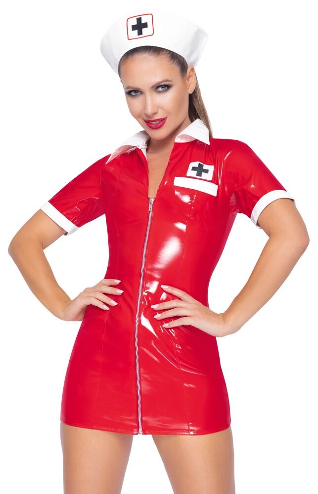 VINYL NURSE DRESS