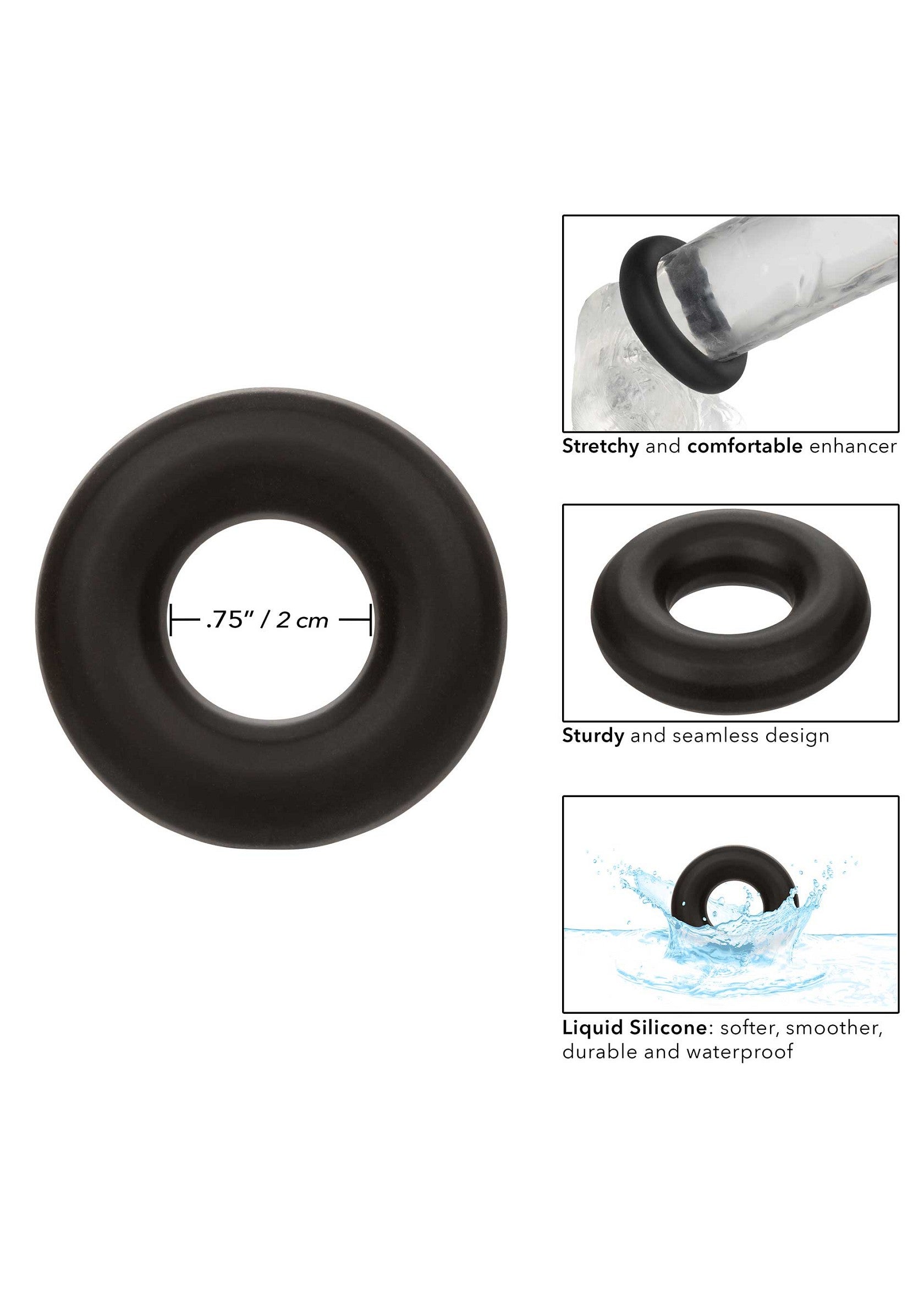 ALPHA LIQUID SILICONE PROLONG MEDIUM RING