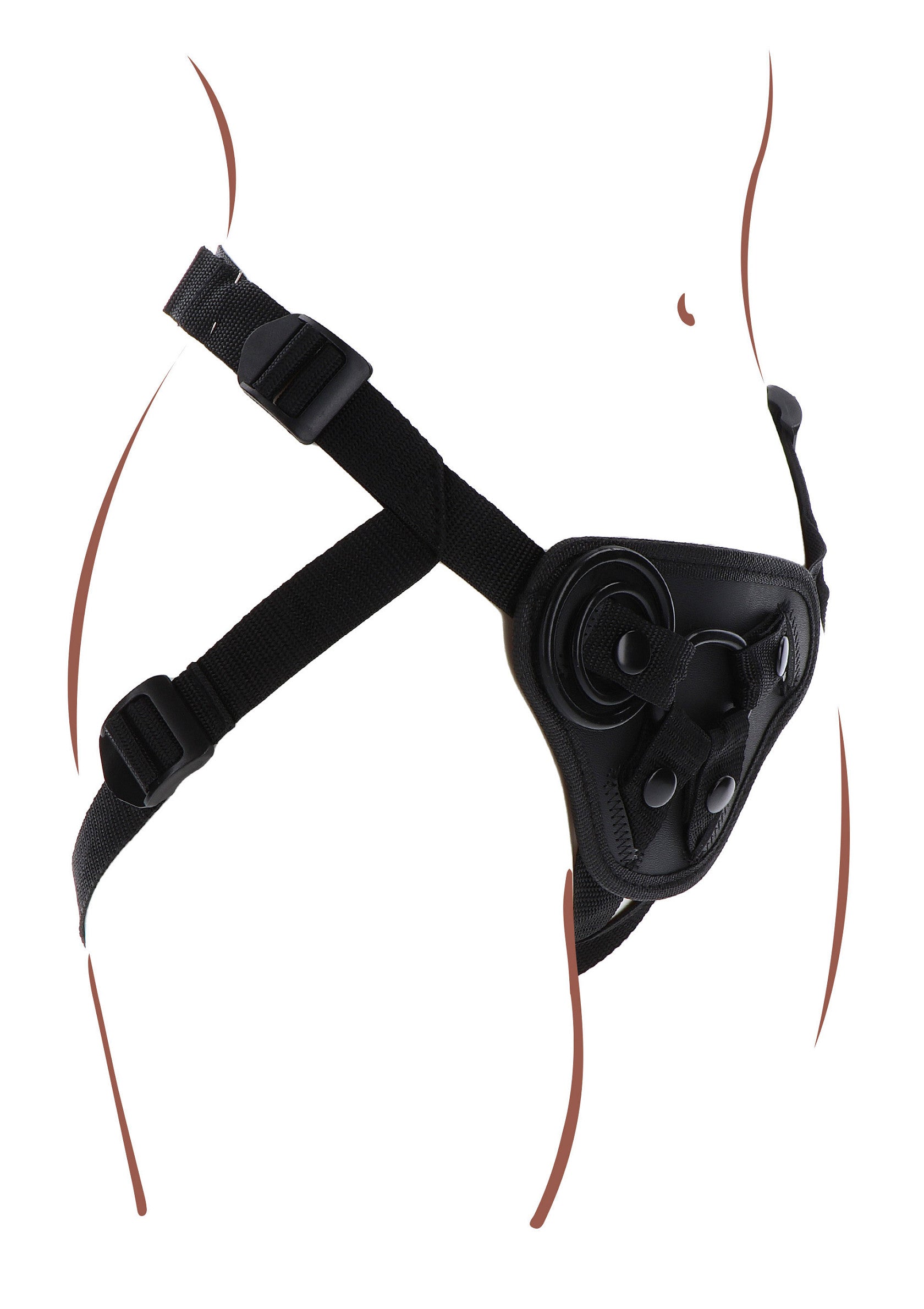 GET REAL STRAP-ON HARNESS O/S