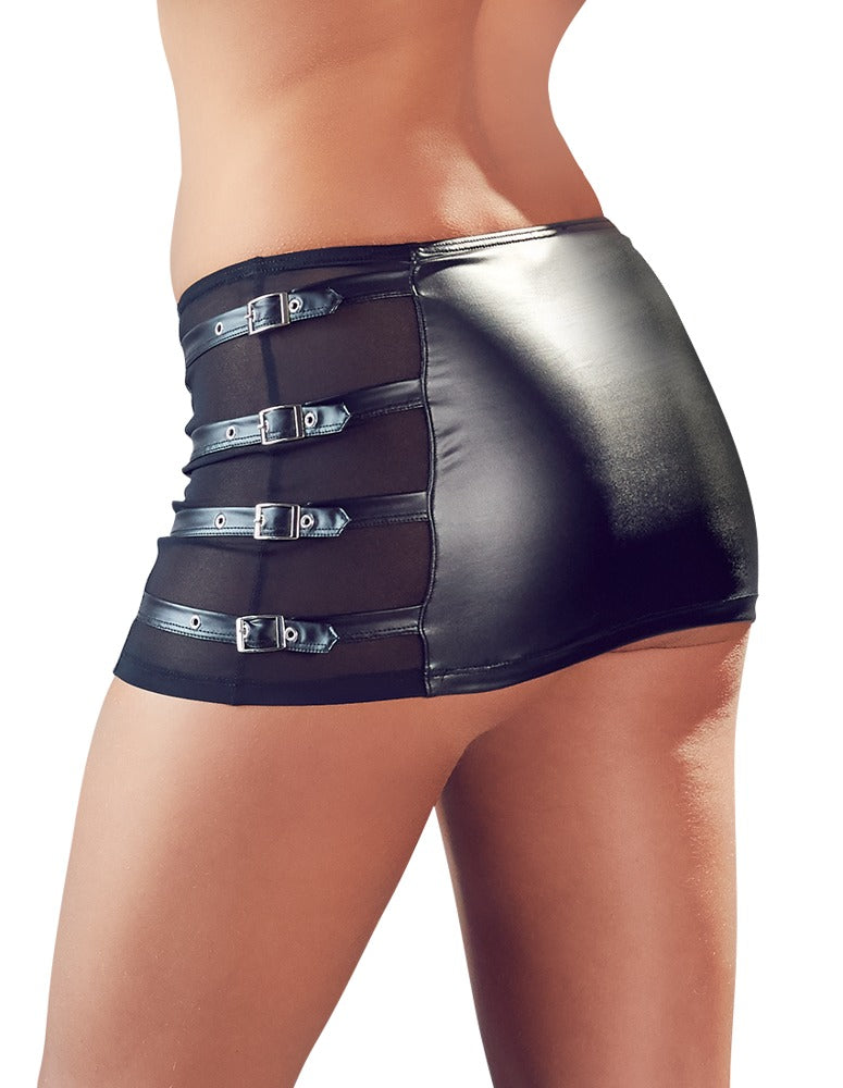 MINI SKIRT WITH BUCKLES