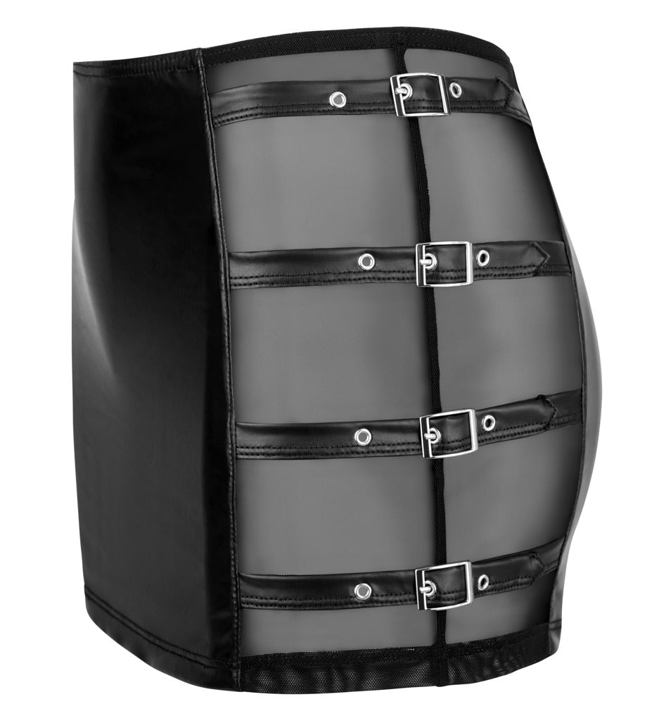 MINI SKIRT WITH BUCKLES