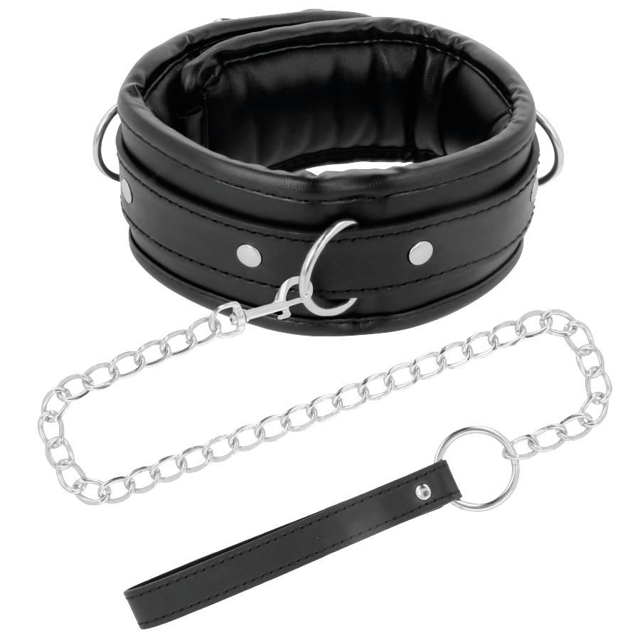 PADDED COLLAR WITH LEASH