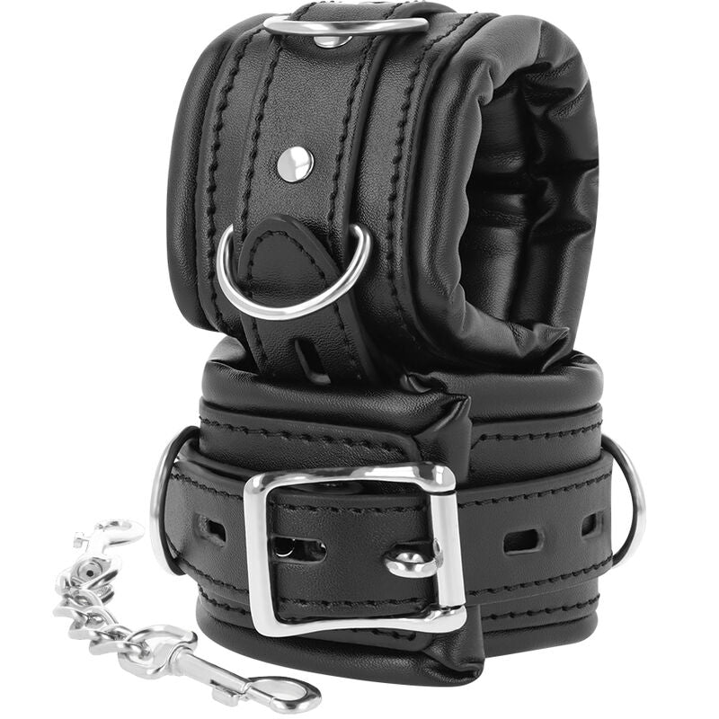 SOFT BLACK HANDCUFFS