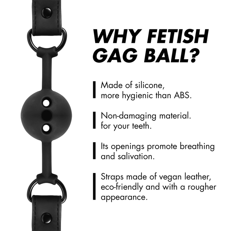 BREATHABLE SILICONE BALL GAG