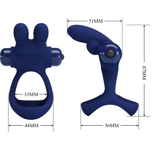 DOUBLE VIBRATING RING RABBIT