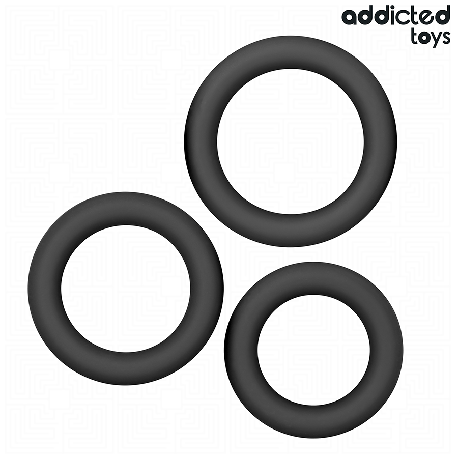 ADDICTED TOYS - SET OF SILICONE RINGS