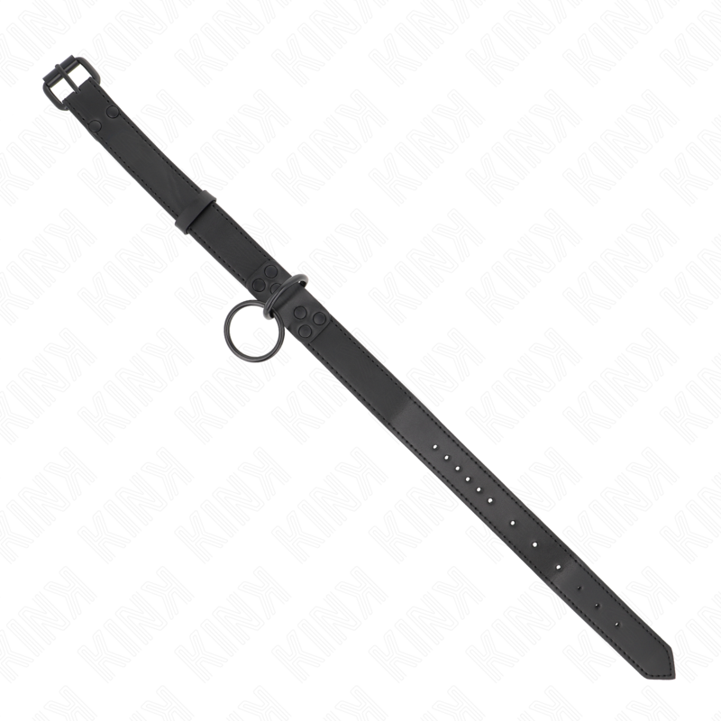 COLLAR WITH DARK LEASH 65 CM