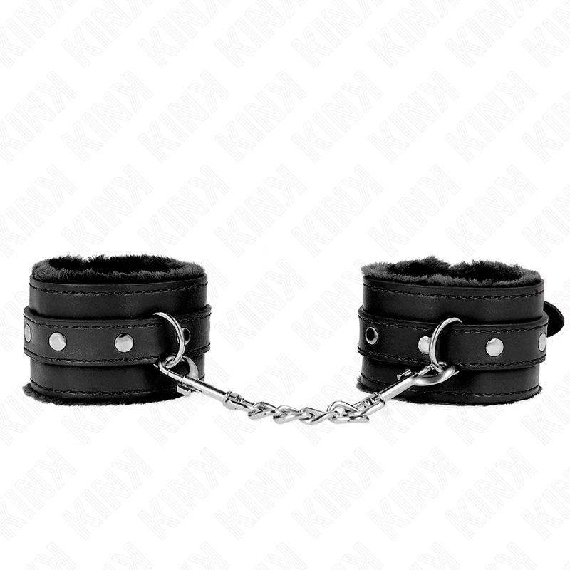 PREMIUM FUR LINED WRIST RESTRAINTS - ADJUSTABLE 17-29 CM X 6 CM